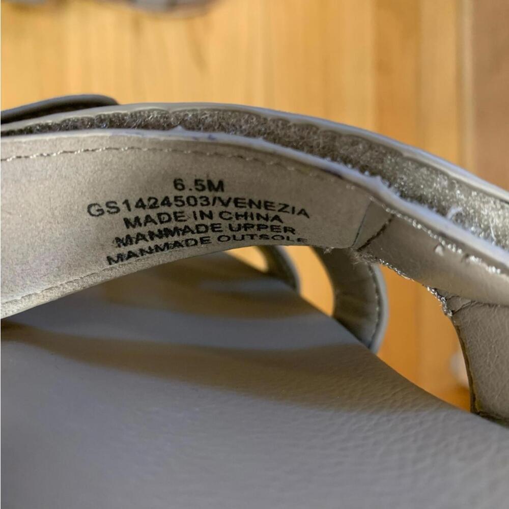 MIA Gray Suede Slide Sandals - Picture 8 of 8